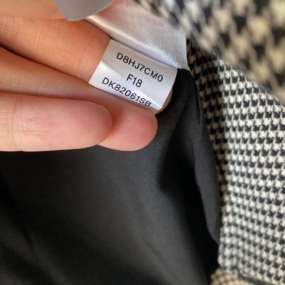 Donna Karan Herringbone Double Breasted Blazer in Size XS Womens - Picture 7 of 7